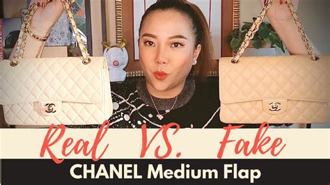 chanel double flap fake vs real